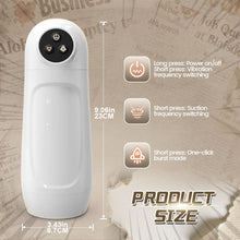 Load image into Gallery viewer, Baymax 10 Suction Vibrations One-button Activation APP-controlled Multi-point Massage Male Masturbator
