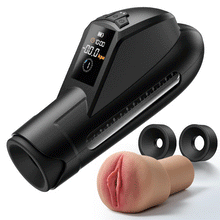 Load image into Gallery viewer, Flesh-like Sleeve Long-lasting Suction Clear Guidance Automatic Male Masturbator
