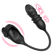 Load image into Gallery viewer, Thrusting &amp; Vibrating Glans Trainer for Intense Penis and Anal Stimulation