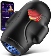 Load image into Gallery viewer, 3 Motors Vibrating Male Stroker 10X Licking For Glan Training
