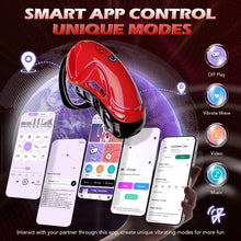 Load image into Gallery viewer, APP Remote Control Male Chastity Devices Sissy Cock Cage with 10 Vibrations