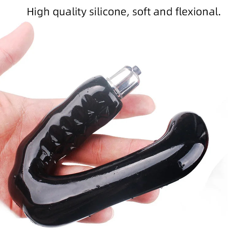 C-type G-spot Prostate Massager For Men U-type Vestibular Vibration Orgasm Masturbator Fun Electric Vestibular Plug