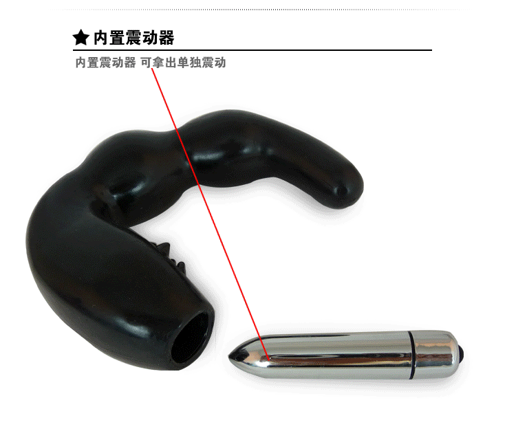 C-type G-spot Prostate Massager For Men U-type Vestibular Vibration Orgasm Masturbator Fun Electric Vestibular Plug