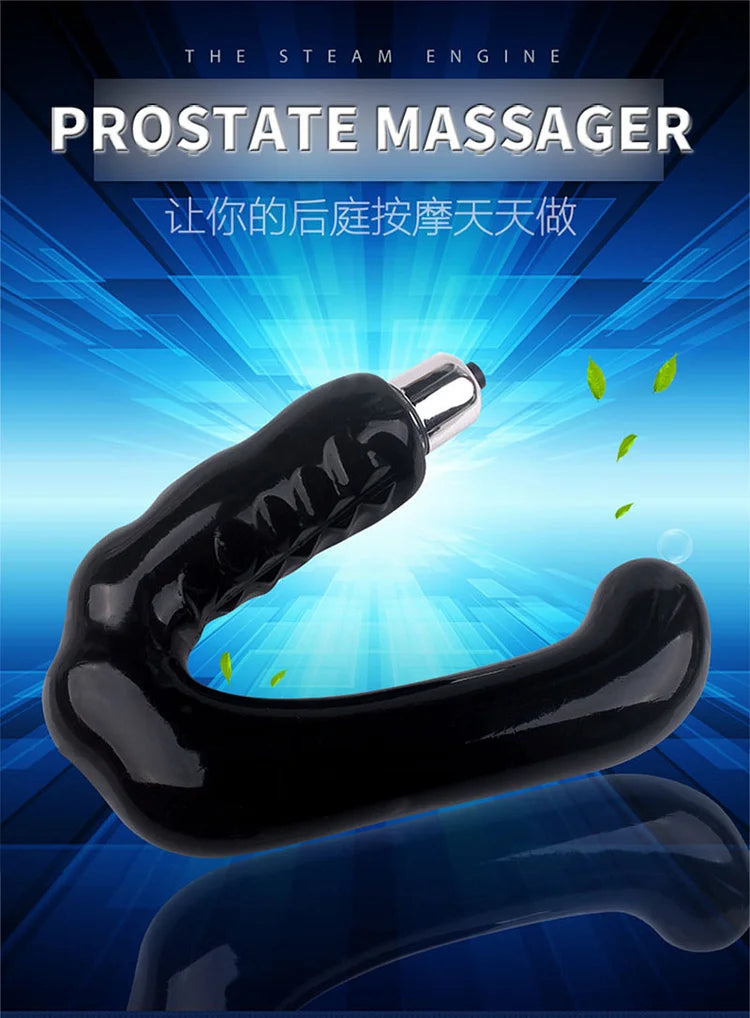 C-type G-spot Prostate Massager For Men U-type Vestibular Vibration Orgasm Masturbator Fun Electric Vestibular Plug