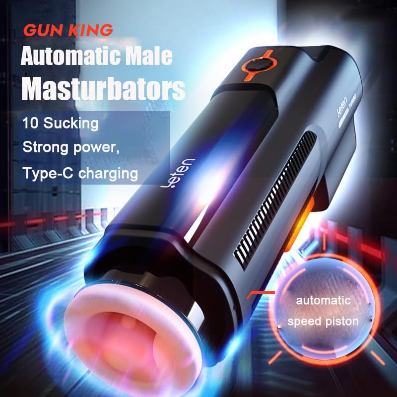 Men's masturbation cup, rotating vibration, suction mode, hands-free heating, adult toy